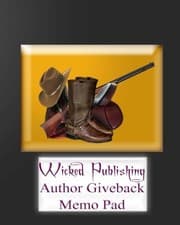 Tapa de Wicked Publishing Author Giveback Memo Pad