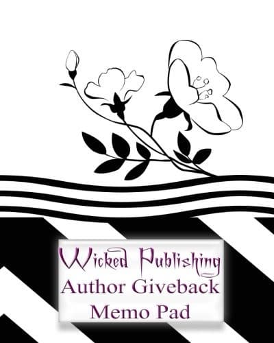 Tapa de Wicked Publishing Author Giveback Memo Pad