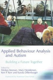 Tapa de Applied behaviour analysis and autism