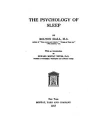 Tapa de The Psychology of Sleep
