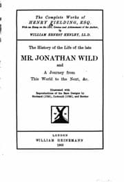 Tapa de The History of The Life of The Late Mr. Jonathan Wild