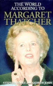 Tapa de The world according to Margaret Thatcher