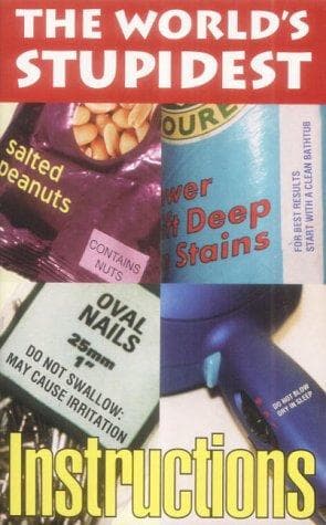Tapa de World's Stupidest Instructions