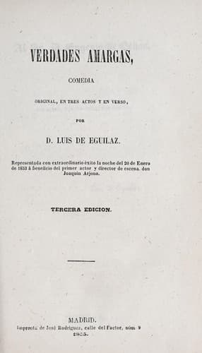 Tapa de Verdades amargas