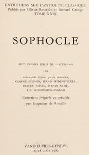 Tapa de Sophocle