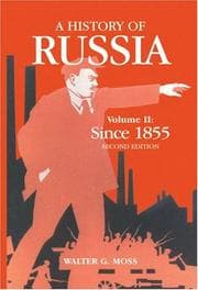 Tapa de A History of Russia: Volume 2