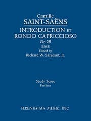 Tapa de Introduction et Rondo Capriccioso, Op.28