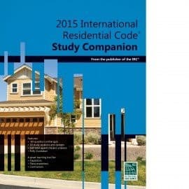 Tapa de 2015 International Residential Code Study Companion