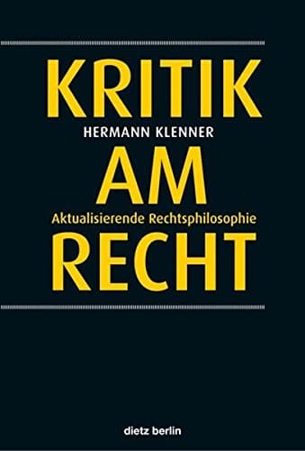 Tapa de Kritik am Recht