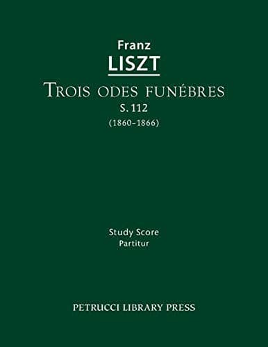 Tapa de Odes funebres, S.112