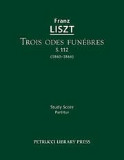 Tapa de Odes funebres, S.112