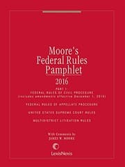 Tapa de Moore's Federal Rules Pamphlet, Part 1