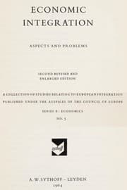 Tapa de Economic integration