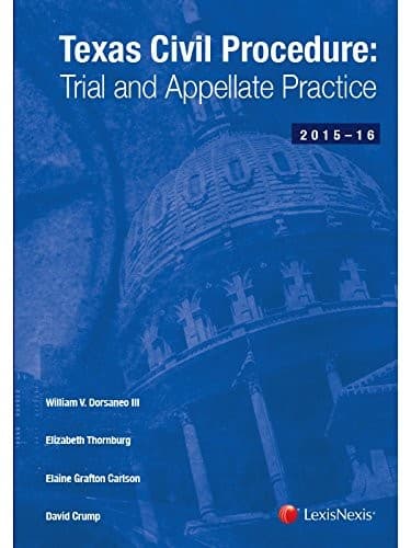 Tapa de Texas Civil Procedure