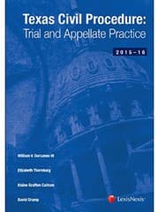 Tapa de Texas Civil Procedure