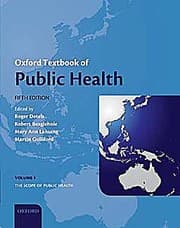 Tapa de Oxford textbook of public health. Volumen 1 - 5 edición