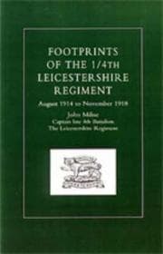 Tapa de Footprints of the 1/4th Leicestershire Regiment