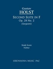 Tapa de Second Suite in F, Op. 28 No. 2