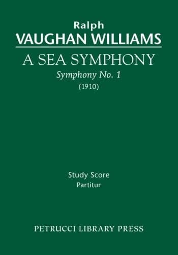 Tapa de A Sea Symphony - Study score