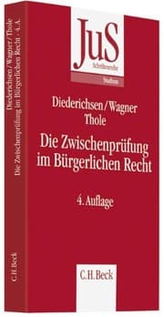 Tapa de Die Zwischenprüfung im Bürgerlichen Recht