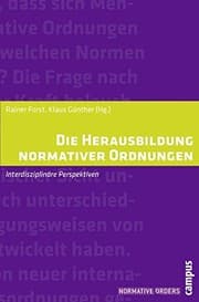 Tapa de Die Herausbildung Normativer Ordnungen