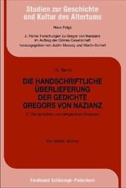 Tapa de Die handschriftliche Überlieferung der Gedichte Gregors von Nazianz 3