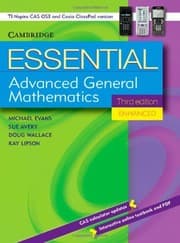 Tapa de Essential Advanced General Mathematics Third Edition Enhanced TIN/CP Version