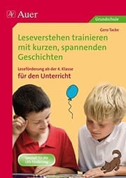 Tapa de Leseverstehen trainieren mit kurzen, spannenden Geschichten. Leseförderung ab der 4. Klasse für den Unterricht