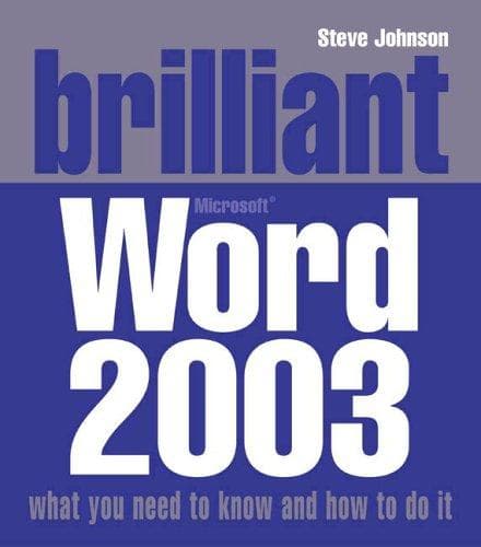 Tapa de Brilliant Word 2003