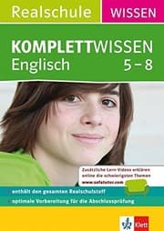 Tapa de KomplettWissen Realschule Englisch 5-8