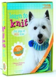 Tapa de Learn to Knit Kit