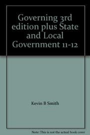 Tapa de Governing 3rd edition plus State and Local Government 11-12