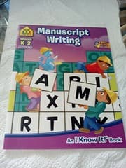 Tapa de Manuscript Writing Grades K-2