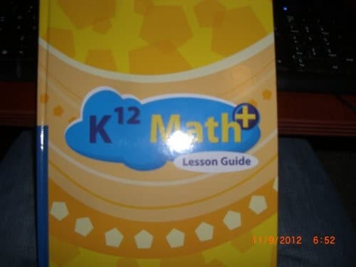 Tapa de K12 Math+ Lesson Guide