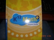 Tapa de K12 Math+ Lesson Guide