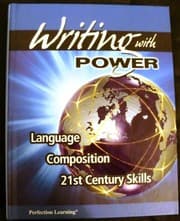 Tapa de Writing with Power Language Composition 21st Century Skills Grade 6