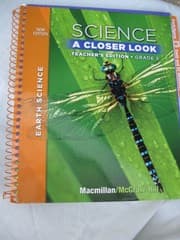 Tapa de Science A Closer Look Teachers Edition Gr. 5