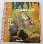 Tapa de Science A Closer Look, Teachers Edition Grade 4