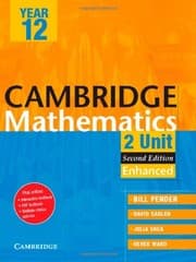 Tapa de Cambridge 2 Unit Mathematics Year 12 Enhanced Version
