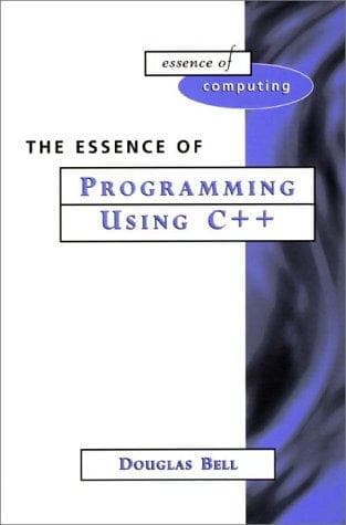 Tapa de Essence of programming using C++