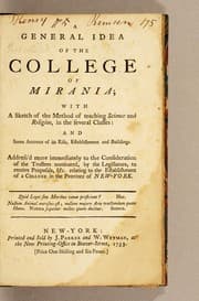 Tapa de A general idea of the College of Mirania