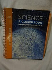 Tapa de Science, A Closer Look, Teacher's Edition, Grade 6, Earth Science, MacMillan/McGraw Hill