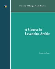 Tapa de A Course in Levantine Arabic