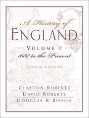 Tapa de A History of England, Volume II