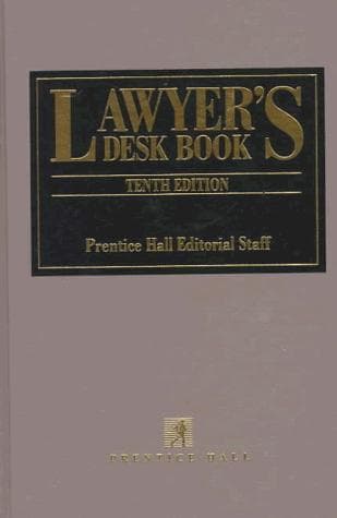 Tapa de Lawyer's Desk Book