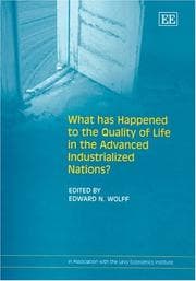 Tapa de What has happened to the quality of life in the advanced industrialized nations?
