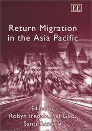 Tapa de RETURN MIGRATION IN THE ASIA PACIFIC; ED. BY ROBYN IREDALE