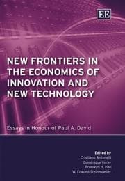 Tapa de New frontiers in the economics of innovation and new technology