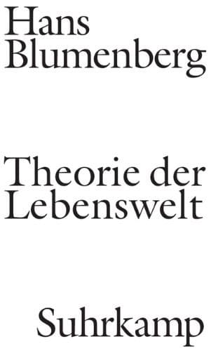 Tapa de Theorie der Lebenswelt