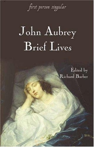 Tapa de Brief lives